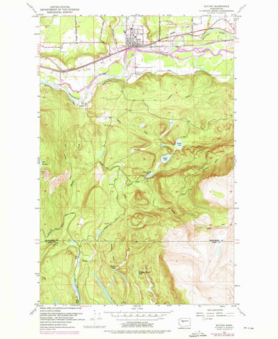 United States Geological Survey Sultan, WA (1953, 24000-Scale) digital map