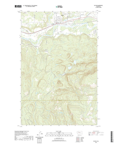United States Geological Survey Sultan, WA (2020, 24000-Scale) digital map