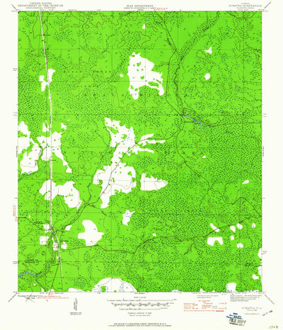 United States Geological Survey Sumatra, FL (1946, 24000-Scale) digital map