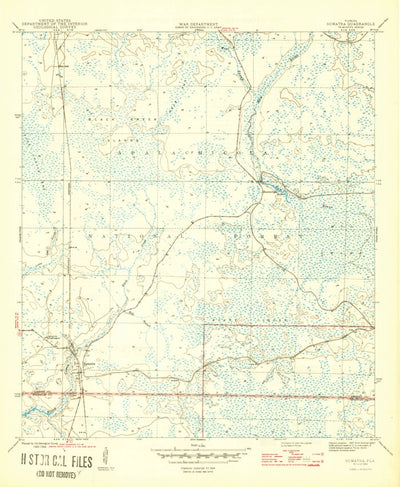 United States Geological Survey Sumatra, FL (1946, 31680-Scale) digital map