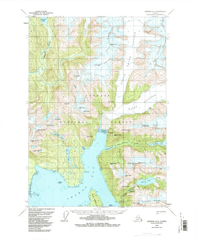 United States Geological Survey Sumdum A-3, AK (1961, 63360-Scale) digital map