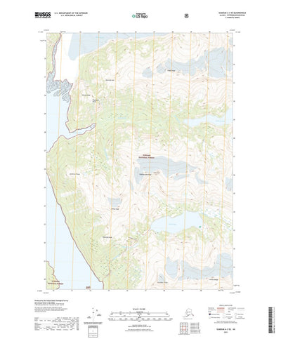 United States Geological Survey Sumdum A-3 SE, AK (2021, 25000-Scale) digital map