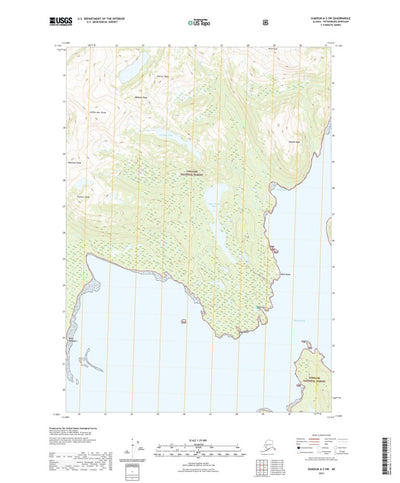United States Geological Survey Sumdum A-3 SW, AK (2021, 25000-Scale) digital map