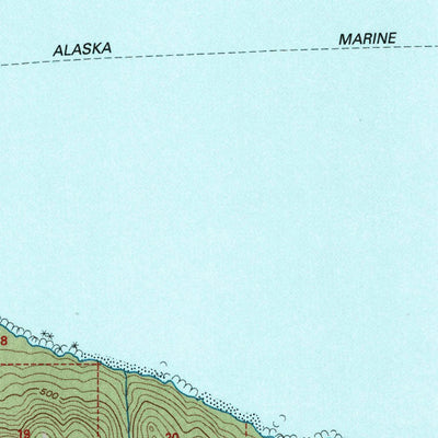United States Geological Survey Sumdum A-6, AK (1994, 63360-Scale) digital map
