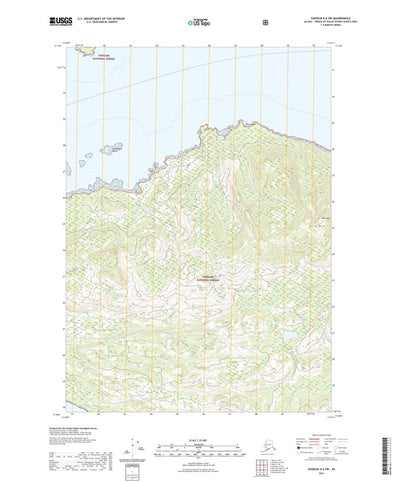 United States Geological Survey Sumdum A-6 SW, AK (2021, 25000-Scale) digital map
