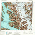 United States Geological Survey Sumdum, AK (1952, 250000-Scale) digital map