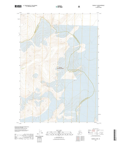 United States Geological Survey Sumdum C-3 NW, AK (2021, 25000-Scale) digital map
