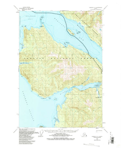 United States Geological Survey Sumdum C-5, AK (1951, 63360-Scale) digital map