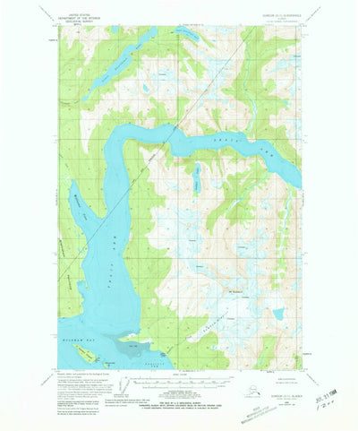 United States Geological Survey Sumdum D-5, AK (1955, 63360-Scale) digital map
