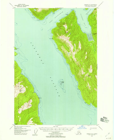 United States Geological Survey Sumdum D-6, AK (1948, 63360-Scale) digital map
