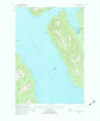 United States Geological Survey Sumdum D-6, AK (1951, 63360-Scale) digital map