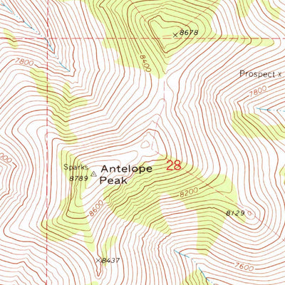 United States Geological Survey Summer Camp, NV (1968, 24000-Scale) digital map