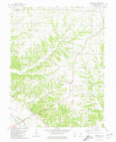 United States Geological Survey Summer Hill, IL (1981, 24000-Scale) digital map