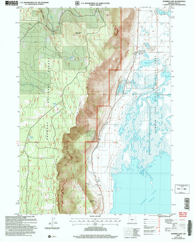 United States Geological Survey Summer Lake, OR (2004, 24000-Scale) digital map