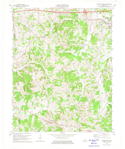 United States Geological Survey Summer Shade, KY (1974, 24000-Scale) digital map