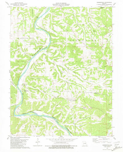 United States Geological Survey Summerfield, MO (1981, 24000-Scale) digital map