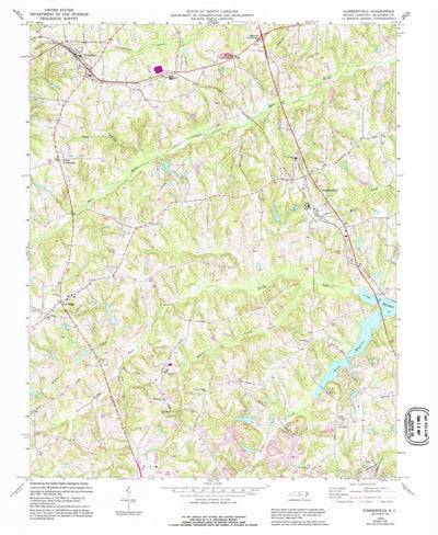 United States Geological Survey Summerfield, NC (1969, 24000-Scale) digital map