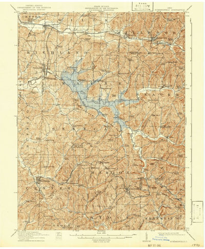 United States Geological Survey Summerfield, OH (1911, 62500-Scale) digital map