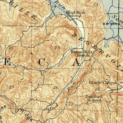 United States Geological Survey Summerfield, OH (1911, 62500-Scale) digital map