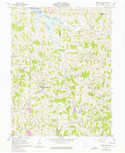 United States Geological Survey Summerfield, OH (1961, 24000-Scale) digital map