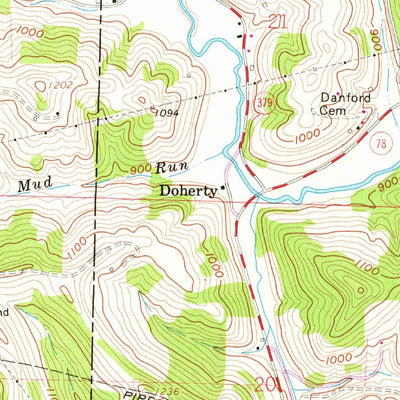 United States Geological Survey Summerfield, OH (1961, 24000-Scale) digital map