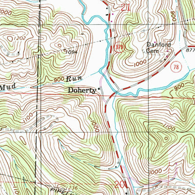 United States Geological Survey Summerfield, OH (1994, 24000-Scale) digital map
