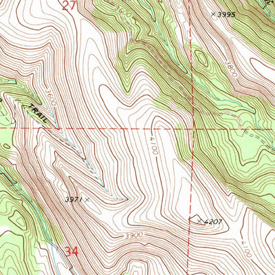 United States Geological Survey Summerfield Ridge, OR (1969, 24000-Scale) digital map