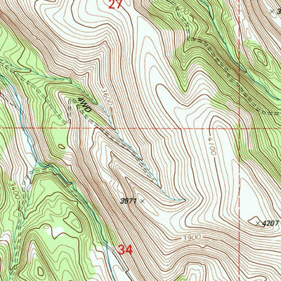 United States Geological Survey Summerfield Ridge, OR (1995, 24000-Scale) digital map