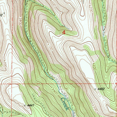 United States Geological Survey Summerfield Ridge, OR (1995, 24000-Scale) digital map