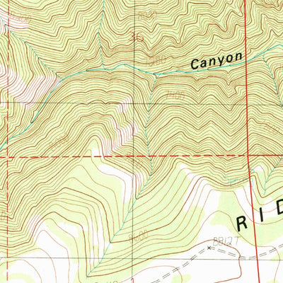 United States Geological Survey Summerhouse Ridge, UT (1985, 24000-Scale) digital map