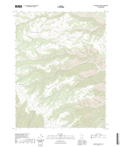United States Geological Survey Summerhouse Ridge, UT (2023, 24000-Scale) digital map