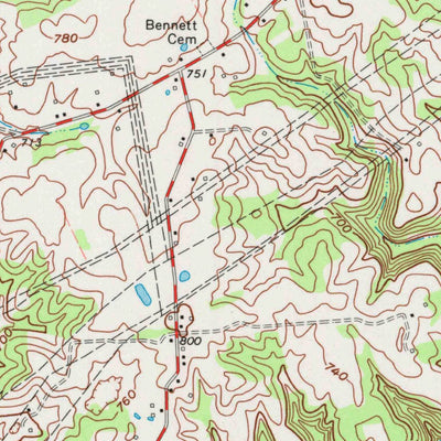 United States Geological Survey Summersville, KY (1961, 24000-Scale) digital map