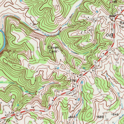 United States Geological Survey Summersville, KY (1961, 24000-Scale) digital map