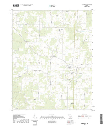 United States Geological Survey Summersville, MO (2021, 24000-Scale) digital map