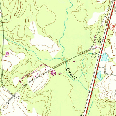 United States Geological Survey Summertown, GA (1971, 24000-Scale) digital map