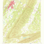 United States Geological Survey Summerville, GA (1967, 24000-Scale) digital map