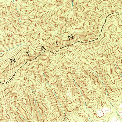 United States Geological Survey Summerville, GA (1967, 24000-Scale) digital map