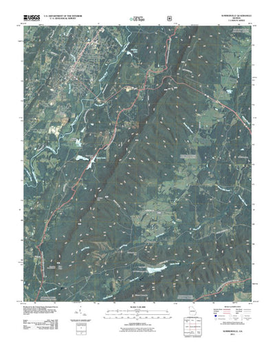 United States Geological Survey Summerville, GA (2011, 24000-Scale) digital map