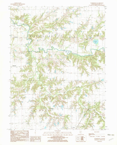 United States Geological Survey Summerville, IL (1982, 24000-Scale) digital map