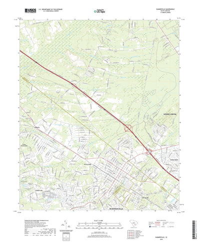 United States Geological Survey Summerville, SC (2020, 24000-Scale) digital map