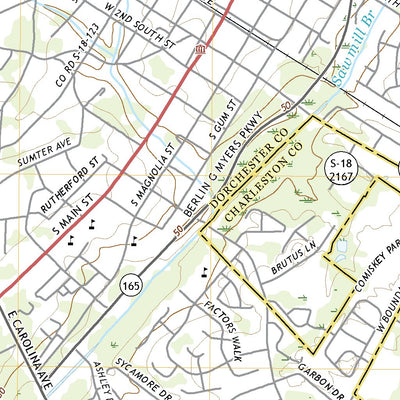 United States Geological Survey Summerville, SC (2020, 24000-Scale) digital map