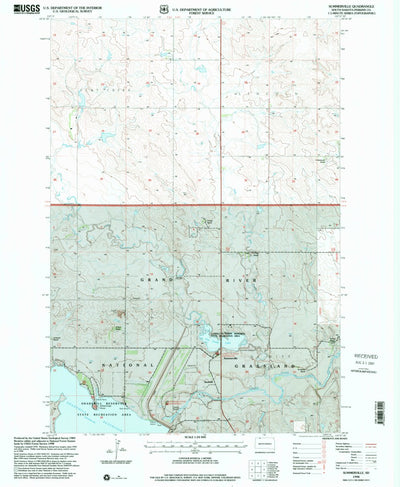 United States Geological Survey Summerville, SD (1998, 24000-Scale) digital map