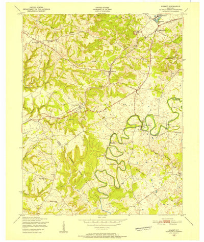 United States Geological Survey Summit, KY (1949, 24000-Scale) digital map
