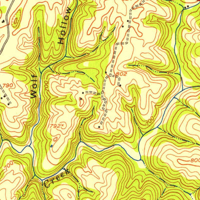 United States Geological Survey Summit, KY (1949, 24000-Scale) digital map