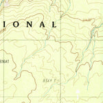 United States Geological Survey Summit Lake, WY (1986, 24000-Scale) digital map