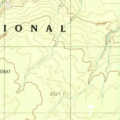 United States Geological Survey Summit Lake, WY (1986, 24000-Scale) digital map