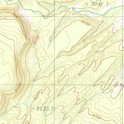 United States Geological Survey Summit Lake, WY (1986, 24000-Scale) digital map