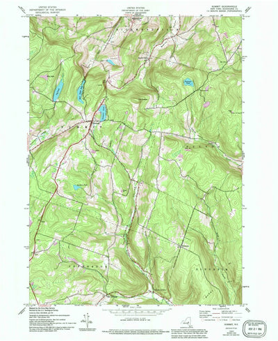 United States Geological Survey Summit, NY (1943, 24000-Scale) digital map
