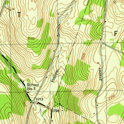 United States Geological Survey Summit, NY (1945, 31680-Scale) digital map