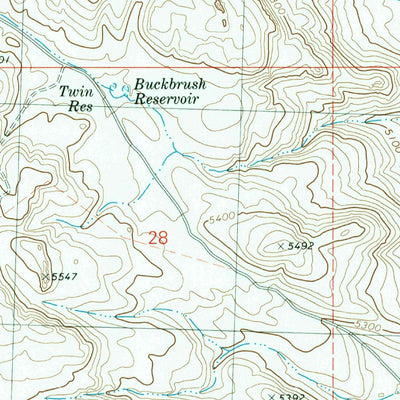 United States Geological Survey Summit Reservoir, ID (1979, 24000-Scale) digital map